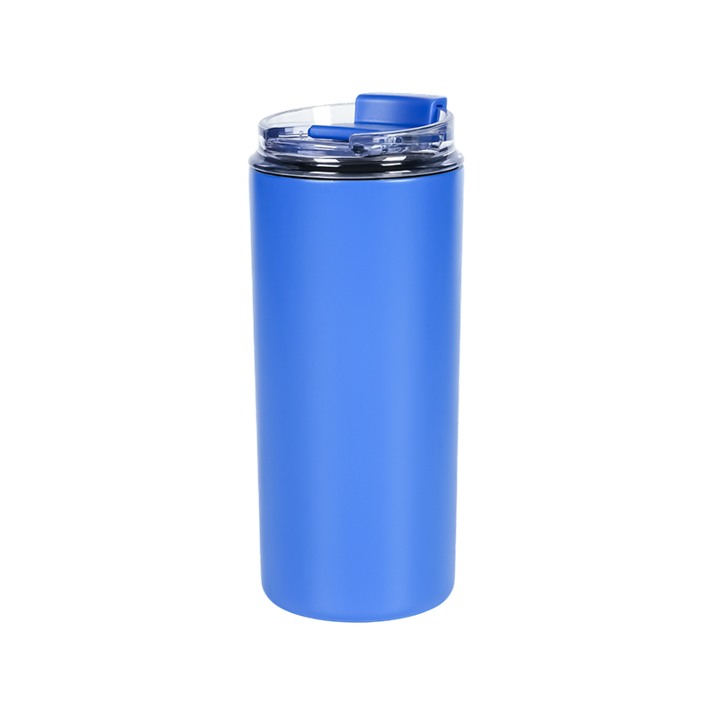 Vaso térmico con tapa plegable transparente