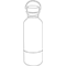 Botellas de agua de pared única