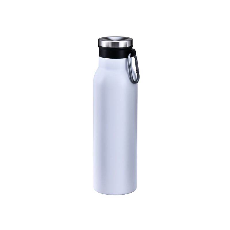 Botella de agua al vacío con mosquetón 