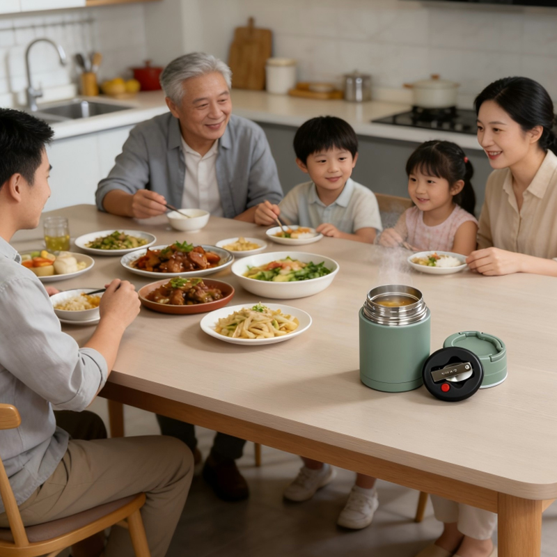 Tarro de comida aislado al vacío
